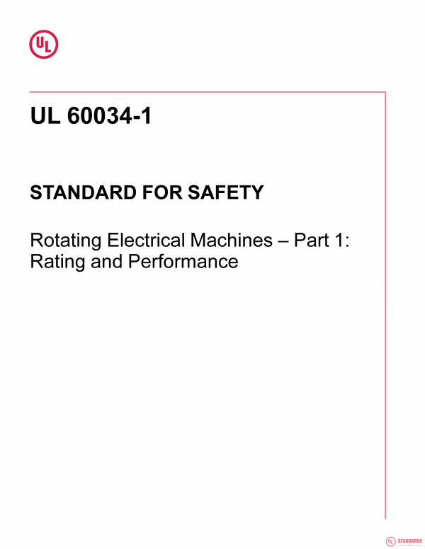 UL 60034-1 PDF UL 60034-1 PDF